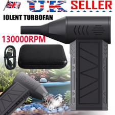 130,000 RPM Handheld Violent Blower Mini Turbo Jet Fan Brushless Wind Speed UK
