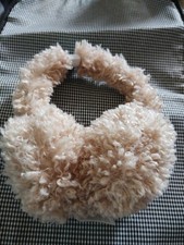 Ear Muffs Fuzzy Faux Fur Youth/Adult Beige/Tan NEW