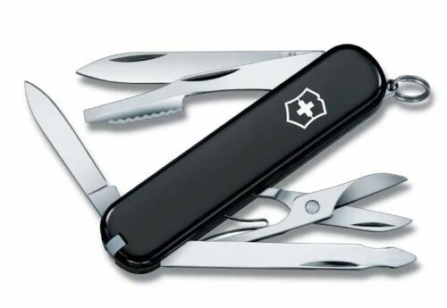 Cuchillos plegables de colección Victorinox negro original