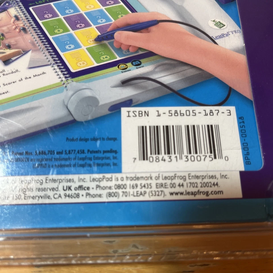 LeapPad Leap 2 Reading Monsters Inc Interactive Book and Cartridge New Sealed - Image 3 of 3