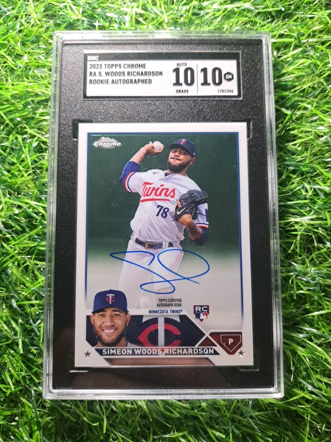 2023 Topps Chrome - Simeon Woods Richardson RC Auto - SGC 10 / Auto 10