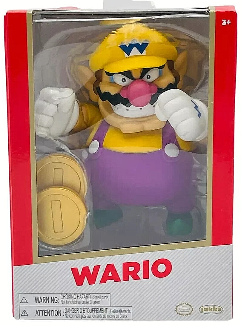 Jakks Pacific Super Mario: Wario with Coins Jakks Gold Label