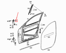 MERCEDES-BENZ CLS C257 T&uuml;rscharnier oben vorne rechts A1667200237