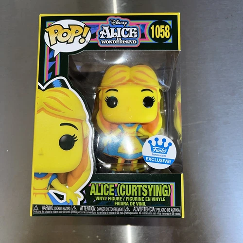 Funko Pop Disney Alice in Wonderland Alice (Curtsying) #1058 Backlight F/S EXCL.