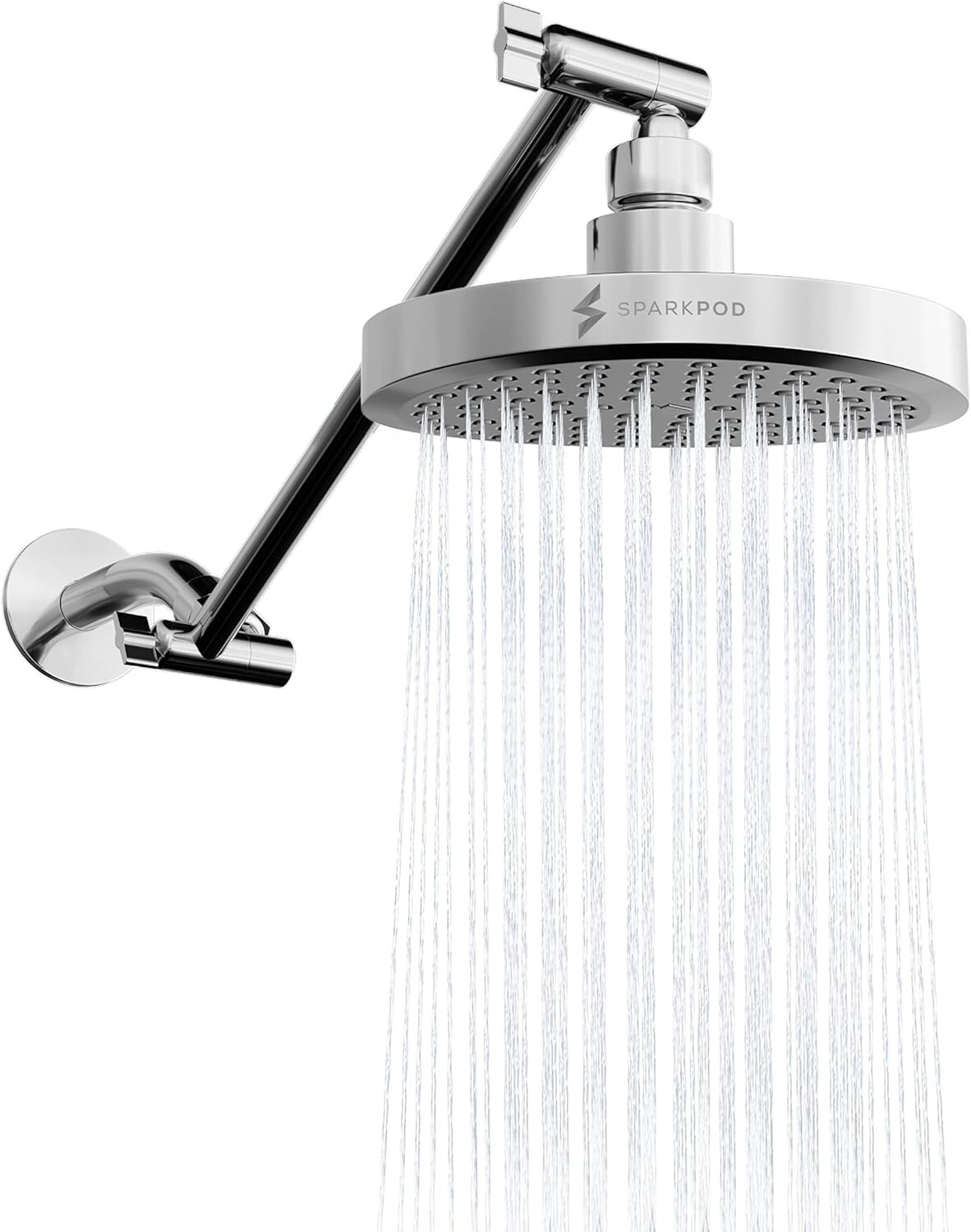 Adjustable Luxury Rain Shower Head with 11