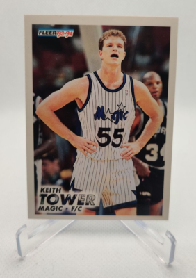1993-94 NBA Card Orlando Magic Fleer Keith Tower #347 | eBay