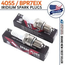 2 pcs For NGK 4055 BPR7EIX Iridium IX Spark Plugs For BMW Polaris Yamaha Cobra