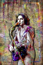 NEIL DIAMOND  Poster, Neil Diamond Tribute Fine Art FREE SHIPPING US