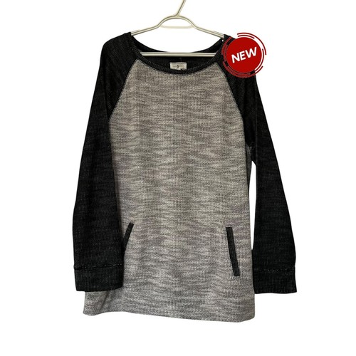 Lou & Grey 2 Grautöne Pullover mit Taschen Damen Gr. XL Neu mit Etikett | 21-13