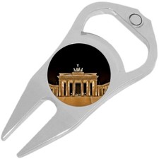 Brandenburg Gate Germany Golf Ball Marker Divot Repair Tool Bottle Opener