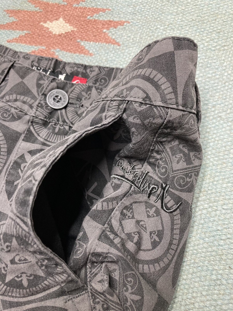 Vintage y2k quiksilver shorts chino all over print youth Vintage y2k quiksilver shorts chino all over print youth