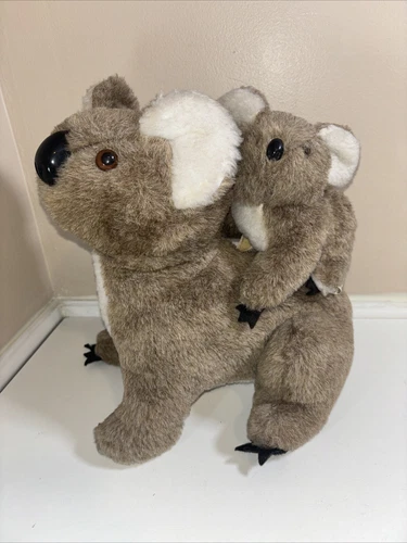 Dakin Pillow Pets Large Stuffed Plush Koala And Baby 1976