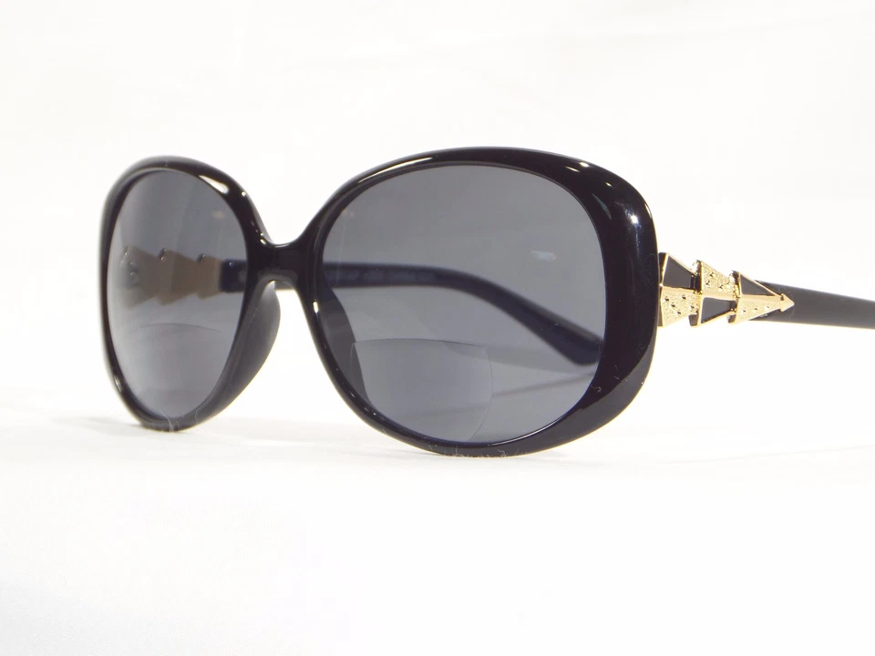 Oversized Bifocal Sun Reader Sunglasses Reading Glasses PC Lens   - Image 3 of 4