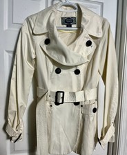 Green Envy Cream Trench Coat