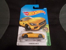 HW HOT WHEELS 2017 HW EXOTICS 2/10 2015 MERCEDES-AMG GT YELLOW HOTWHEELS VHTF