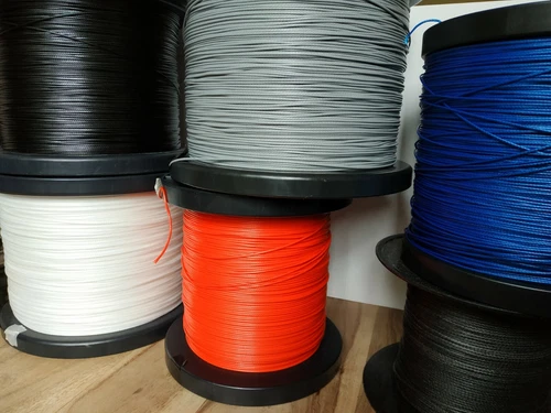 Kite lines x 10m. 300kg, 380kg, 400kg and 500kg