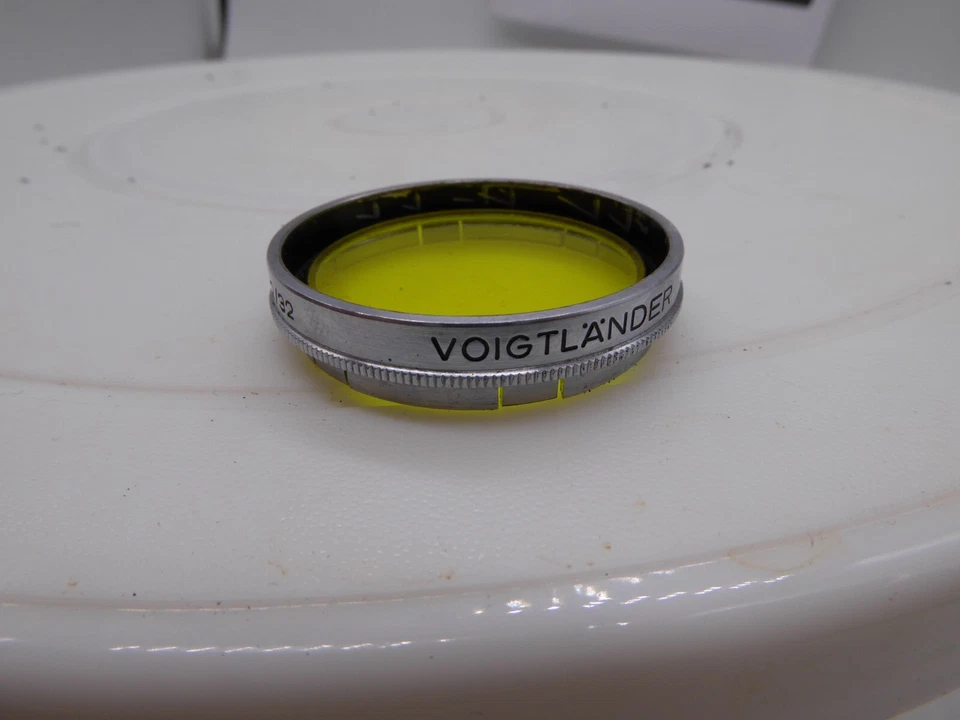 Voigtlander 302/32 AR 32mm G 2 Yellow Lens Filter - optics fine vgc - Image 3 of 4