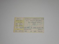 Styx Ticket Stub-1983-Kilroy Was Here Tour-"Come Sail Away"-Berkeley,CA