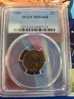1Cent 1902 PCGS MS64RB Coin
