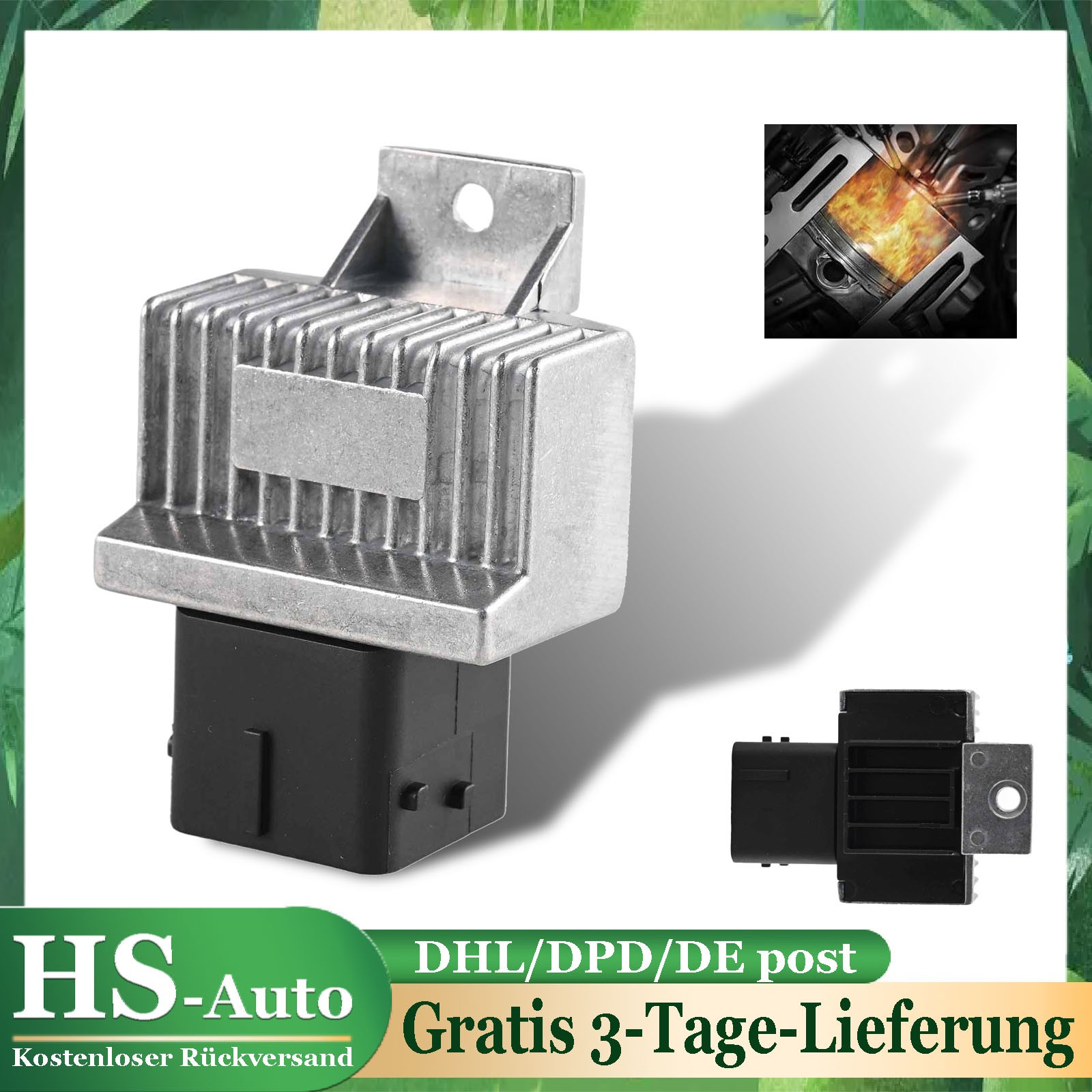 Relais de préchauffage 8200859243 boîtier de commande compatible avec Renault Trafic II et Master
