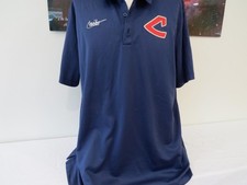 Men's NIKE Cleveland Guardians Poly Polo NAVY XXL 56