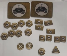 Flames of War 559. Panzerjagerabteilung Tokens & Objectives FOW GSO918