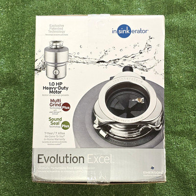 NEW InSinkErator Evolution Excel 1 HP Garbage Disposal Soundseal Food Waste