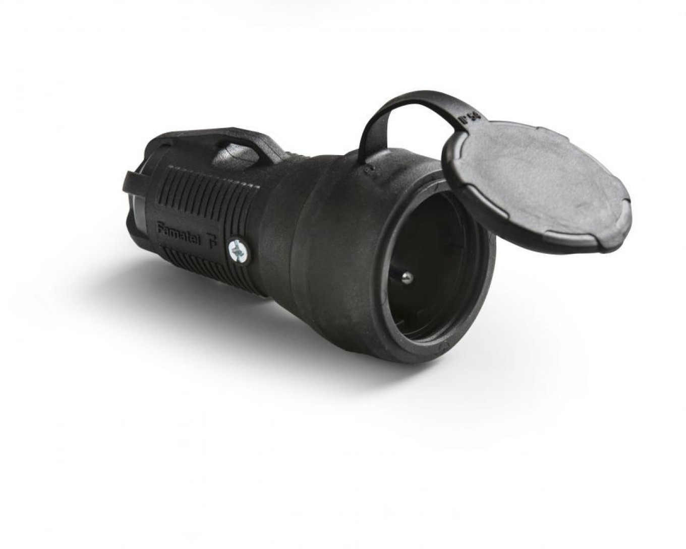 16A 3P 250V Socket IP54 Rubber with Flaps 2167F