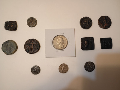 Incredible collection Ancient coins Alexander era, greek, Kushan etc..,