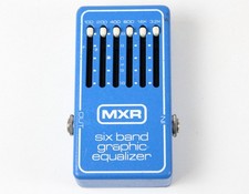 MXR 6-Band Graphic EQ Vintage Analog Pedal Jim Dunlop Blue