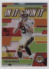 2021 Panini Mosaic In It to Win It Silver Prizm Drew Brees #WIN18 11nu