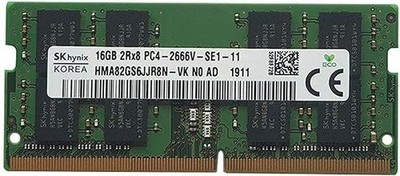 [USED] SK Hynix HMA82GS6JJR8N-VK 16GB 2Rx8 PC4 DDR4 SO-DIMM 2666MHz Laptop Ram