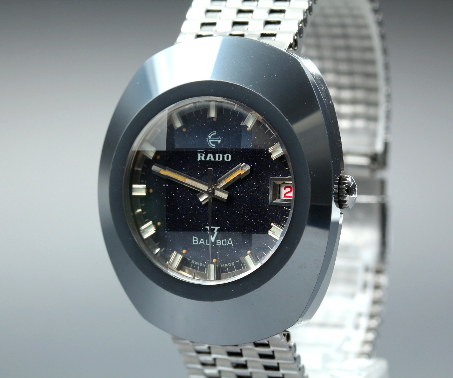 ✨RADO✨ラドー✨BALBOA✨デイト✨74114357✨シルバー✨腕時計✨ Near MINT* Vintage RADO BALBOA V Silver Date 35mm Au… - Gem
