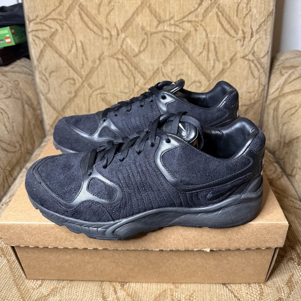 Nike Comme des Garçons x Air Zoom Talaria Triple Black for Sale