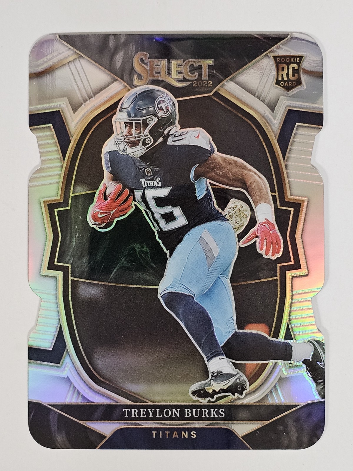 2022 Panini Select #39 Treylon Burks Silver Prizm Die Cut Rookie RC