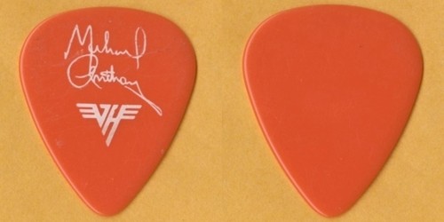 Van Halen 1980 Women and Children First concert tour Michael Anthony Guitar Pick