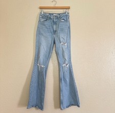 Levi's 70s High Rise Flare Jeans Womens Size 27 Blue Vintage Style Denim
