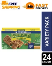 Nature Valley Crunchy Granola Bars, Variety Pack, 48 Count, 35.76 oz (24 Pouches
