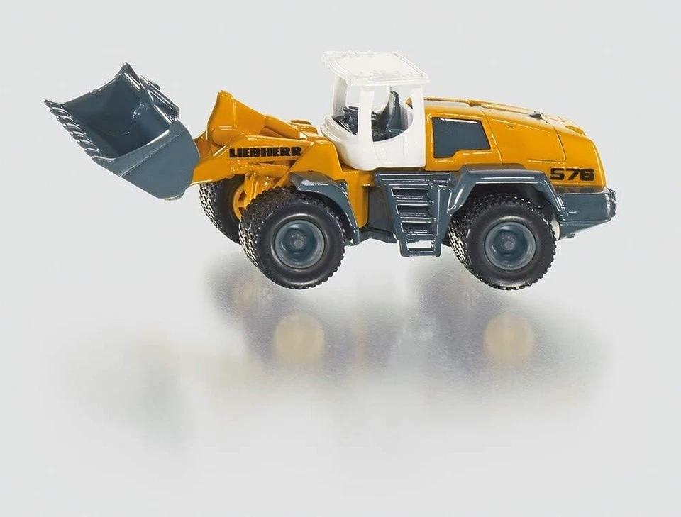 siku 1477, Liebherr Wheel Loader, Metal/Plastic, Yellow/Grey, Movable loading ar - Image 4 of 4