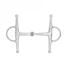 HORZE Full Cheek Snaffle Bit - 5.75