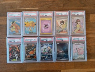 Pokemon PSA Slab Sammlung - 151 / Ewige Rivalen / Obsidian Flammen