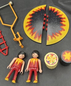 Playmobil Circus Big Top Tent 4236 Tight Rope Walker Replacement Parts 9 Pcs