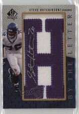 2007 SP Authentic By the Letter 32/60 Steve Hutchinson #BTL-SH Auto HOF 3hd
