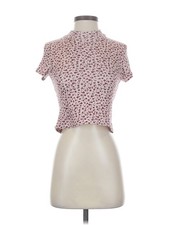 Neon Soul Women Red Short Sleeve Top XS