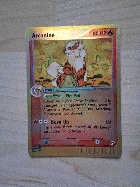 Arcanine [Reverse Holo] #15 (Sandstorm (2003))