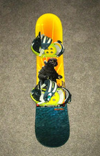 Rare Atlantis Godzilla 130cm Snowboard - Vint...