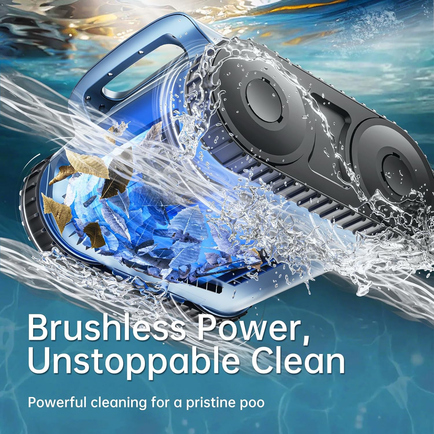 2025 New Seauto SAT 25 Cordless Robotic Pool Cleaner Pool Vacuum Wall Climbing