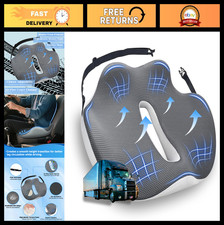 X-Large Memory Foam Truck Seat Cushion for Drivers Ergonomic Support, Pain Rel