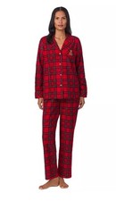 78 Lauren Ralph Lauren Women s Printed Fleece Pajama Set Medium Velour