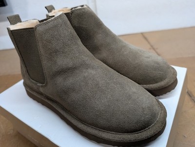 Natural Reflections Carsen Suede Ankle Boots Women's 7M Olive 3986161